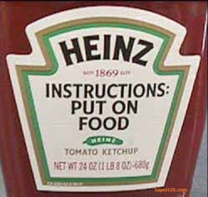 Ketchup instruction - SuperLOL